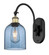 Ballston One Light Wall Sconce in Black Antique Brass (405|518-1W-BAB-G558-6BL)