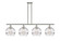 Ballston Four Light Island Pendant in Polished Nickel (405|516-4I-PN-G556-10CL)