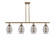 Ballston Four Light Island Pendant in Brushed Brass (405|516-4I-BB-G557-6SM)