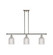 Ballston Three Light Island Pendant in Polished Nickel (405|516-3I-PN-G559-5CL)