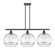 Ballston Three Light Island Pendant in Oil Rubbed Bronze (405|516-3I-OB-G556-12CL)