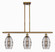 Ballston Three Light Island Pendant in Brushed Brass (405|516-3I-BB-G557-6SM)