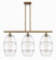 Ballston Three Light Island Pendant in Brushed Brass (405|516-3I-BB-G557-10CL)