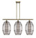 Ballston Three Light Island Pendant in Antique Brass (405|516-3I-AB-G557-10SM)