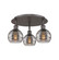 Ballston Three Light Flush Mount in Oil Rubbed Bronze (405|516-3C-OB-G556-6SM)