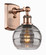 Ballston One Light Wall Sconce in Antique Copper (405|516-1W-AC-G556-6SM)