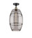 Ballston One Light Semi-Flush Mount in Black Antique Brass (405|516-1C-BAB-G557-10SM)