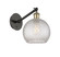 Ballston One Light Wall Sconce in Black Antique Brass (405|317-1W-BAB-G122C-8CL)