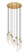 Beau 11 Light Chandelier in Rubbed Brass (224|740P-11R-RB)