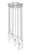 Beau 11 Light Chandelier in Brushed Nickel (224|740P-11R-BN)