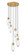 Arden Seven Light Chandelier in Rubbed Brass (224|651P-7R-RB)