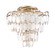 Dolce Four Light Semi Flush Mount in Champagne Leaf (68|109-34-CPL)