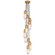 Junio LED Pendant in Hand-Rubbed Antique Brass (268|TOB 5646HAB-FG-10)