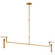 Melange LED Chandelier in Antique-Burnished Brass (268|KW 5605AB-ALB)