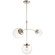 Prescott LED Chandelier in Polished Nickel (268|KS 5117PN-CG) Prescott LED Chandelier in Polished Nickel (268|KS 5117PN-CG)
