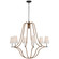 Biscayne LED Chandelier in Bronze and Natural Rattan (268|CHC 5583BZ/NRT-L)