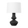 Ancram One Light Table Lamp in Vintage Gold Leaf/ Ceramic Totem Black (70|L7528-VGL/CTK)