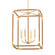 Laurenceston Four Light Lantern in Gold Leaf (70|1604-GL)