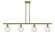 Ballston LED Island Pendant in Antique Brass (405|516-4I-AB-G1216-6WM)