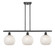 Ballston LED Island Pendant in Oil Rubbed Bronze (405|516-3I-OB-G1216-8WM)