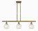 Ballston LED Island Pendant in Brushed Brass (405|516-3I-BB-G1216-6WM)