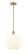 Ballston LED Mini Pendant in Satin Gold (405|516-1S-SG-G1217-12WV)