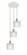 Ballston LED Pendant in White Polished Chrome (405|113B-3P-WPC-G402)