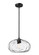 Chloe One Light Pendant in Matte Black (224|490P14-MB)