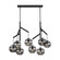 Sedona Eight Light Chandelier in Nightshade Black (182|700SDNMPL2KB)