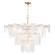 Echo Ten Light Chandelier in Natural Brass (400|16-1434NB)