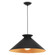 Viggo One Light Pendant in Blackened Steel (400|16-1429BLK)