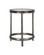 Acea Accent Table in Graphite/Clear (142|4000-0157)