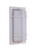 Bulkhead Rectangular Two Light Outdoor Bulkhead in Textured White (46|ZA6112-TW)