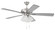 Eos Frost 4 Light 52''Ceiling Fan in Brushed Polished Nickel (46|ECF114BNK5-BNGW)