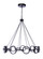 Context LED Chandelier in Flat Black (46|59329-FB-LED)