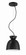 Ventura Dome One Light Pendant in Flat Black (46|59191-FB)