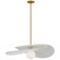 Mahalo LED Pendant in Hand-Rubbed Antique Brass and Matte White (268|WS 5050HAB/WHT-WG)