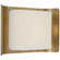 Penumbra LED Wall Sconce in Hand-Rubbed Antique Brass and Linen (268|WS 2071HAB/L)