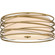 Spiral Three Light Semi Flush Mount in Light Gold (10|SPL1720LG)