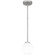 Nielson One Light Mini Pendant in Brushed Nickel (10|NIE1505BN)