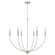 Ansley Six Light Chandelier in Brushed Nickel (65|452161BN)