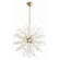 Diallo Eight Light Chandelier in White Lacquer (314|89992)