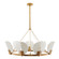 Sierra Nine Light Chandelier in Brushed Brass (314|89657)