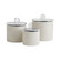 Dora Container, set of 3 in White (314|4787)