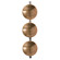 Diesel Six Light Wall Sconce in Antique Brass (314|42080)