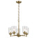 Winslow Five Light Chandelier in Natural Brass (12|44030NBR)