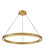 Althea LED Chandelier in Lacquered Brass (138|FR41476LCB)