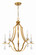 Perry Five Light Chandelier in Antique Gold (60|PER-10405-GA)