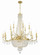 Haywood 22 Light Chandelier in Aged Brass (60|HWD-7722-AG)