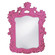 Turner Mirror in Glossy Hot Pink (204|2147HP)